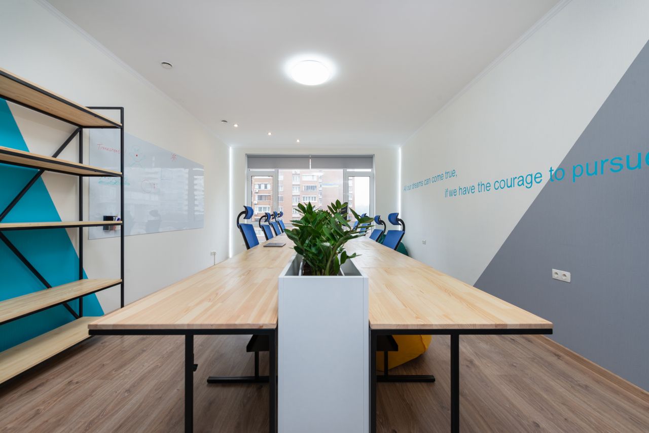 Business owner reviewing a commercial cleaning service agreement